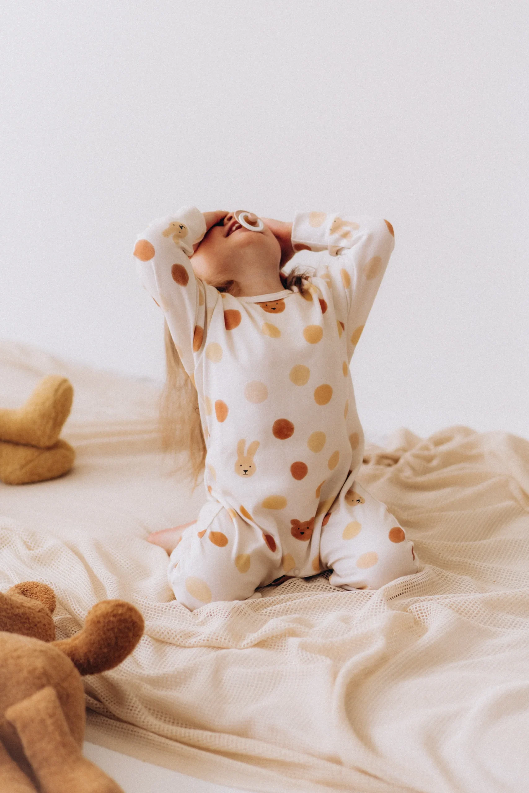 Tutina pois/coniglietto cotone BIO - immagine 4