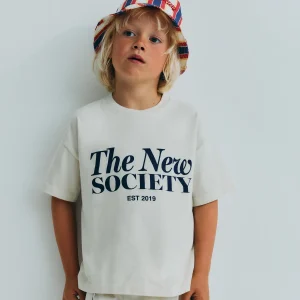 T-shirt logo ecru Bonsai