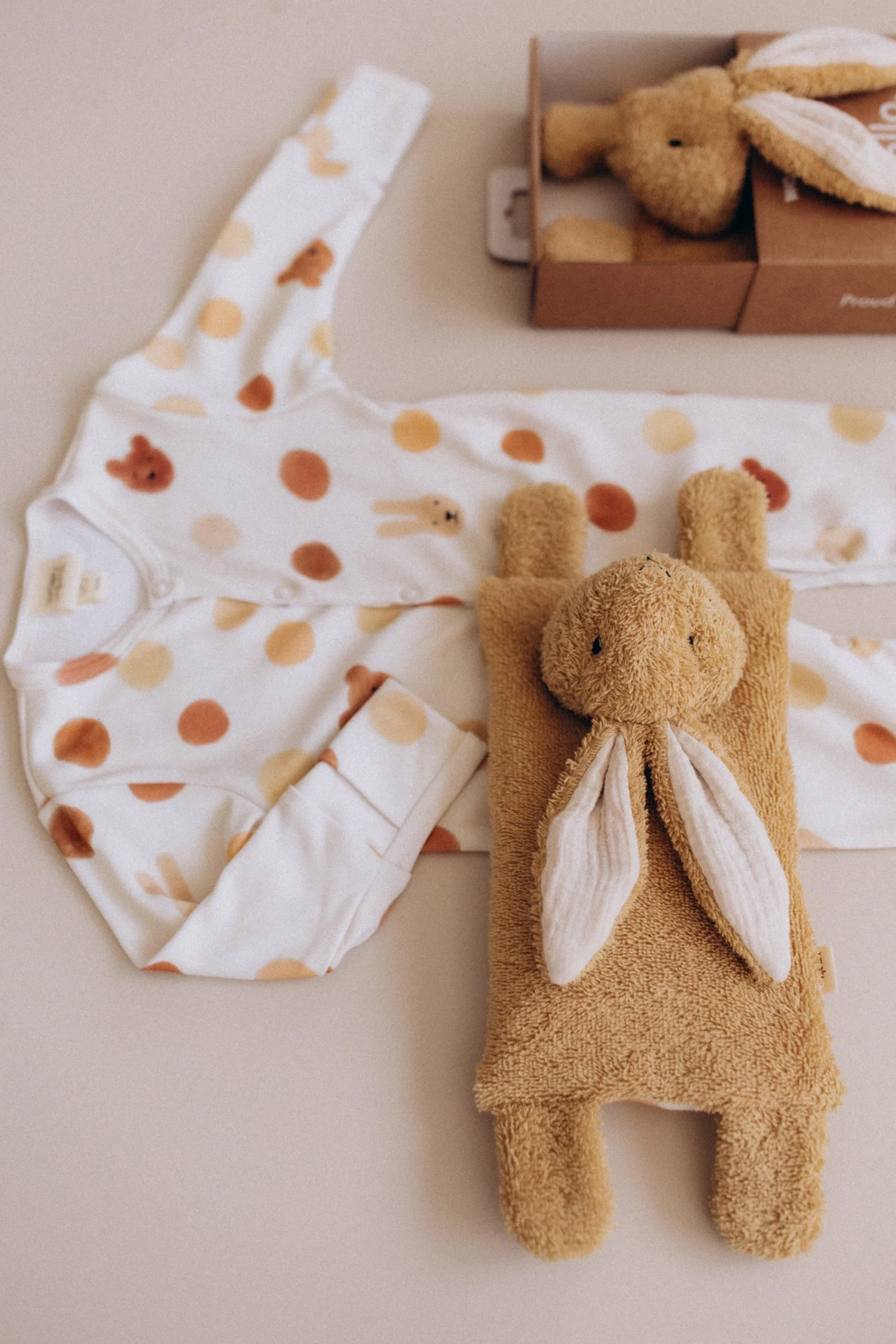 Tutina pois/coniglietto cotone BIO - immagine 5