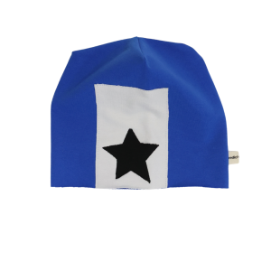 Berretta bluette con stella nera