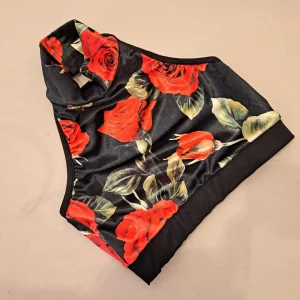 Top ingrid velluto rose