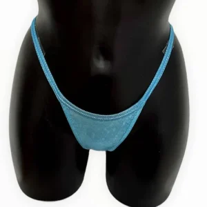 Slip Bikini Ufront Vback Pro Cut turchese hologram multi