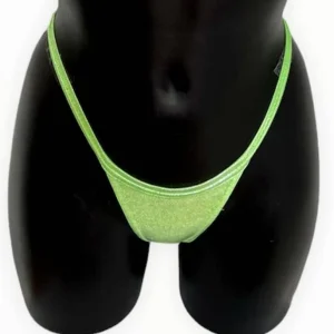 Slip Bikini U front RB verde lime mist