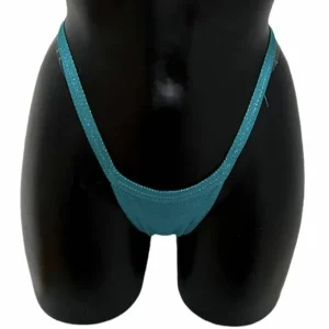 Slip Bikini Ufront Vback Pro Cut teal hologram