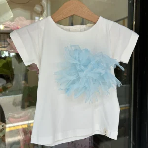 T-shirt spilla fiore