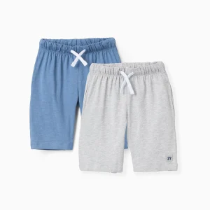 Confezione da 2 pantaloncini in jersey di cotone