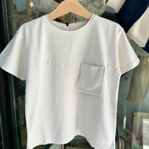 T-shirt taschino ecru