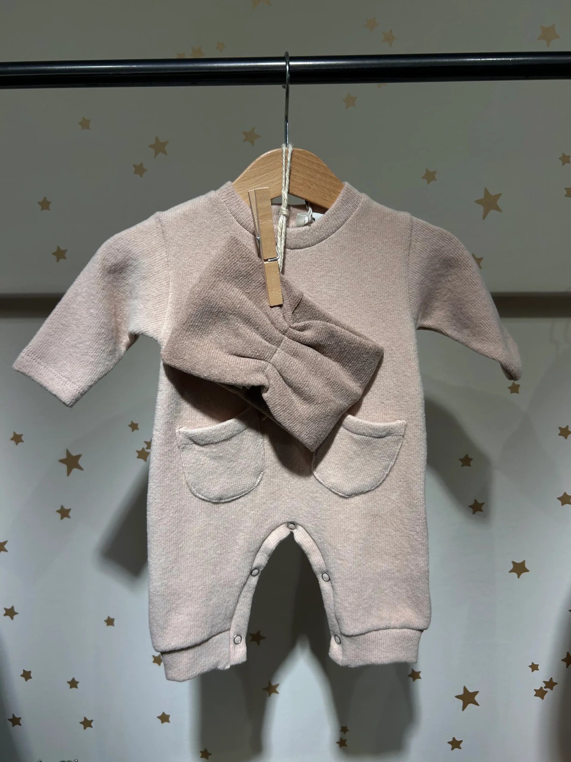 Tutina caldo cotone rosa confetto