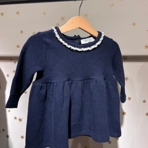 Abito baby caldo cotone blu