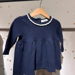 Abito baby caldo cotone blu