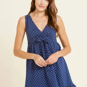 Abitino donna cotone spalla larga Noidinotte LA2736