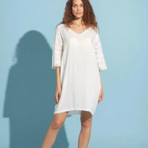 Abitino mare donna viscosa manica 3/4 Noidinotte LA2806