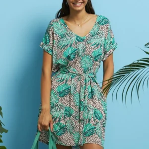 Abitino mare donna viscosa mezza manica Noidinotte Goa LA2581AB