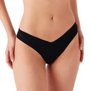 Brasiliana a V donna Cotonella in microfibra indemagliabile invisibile GD462