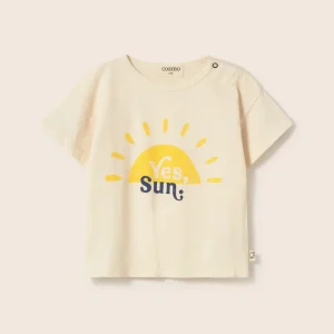 T-shirt neonato Ian stampa sole