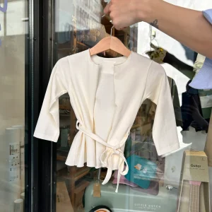 Cardigan Moum Jersey Écru