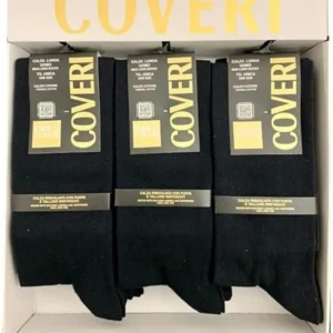 Calza uomo caldo cotone lungo Enrico Coveri tinta unita 6 paia
