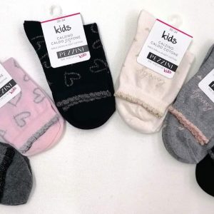 Calze corte bambina in caldo cotone Pezzini GCZ-PAI211301