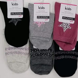Calze corte bambina in caldo cotone Pezzini GCZ-PAI211302