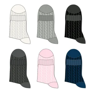 Calze corte bambina in caldo cotone Pezzini GCZ-PAI221302