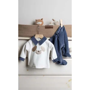 Completino clinico Neonato ciniglia a coste Gary 7222