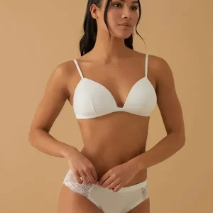 Confezione da 3 slip donna in pizzo Jadea motivo floreale 520