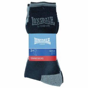 Confezione da 6 paia di calze sportive in spugna tech unisex uomo donna Lonsdale LNS04