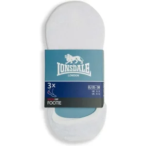 Confezione da 6 paia di fantasmini in cotone unisex uomo donna Lonsdale LNS31