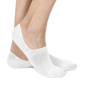 Confezione da 6 paia minicalza salvapiede invisibile uomo donna Meritex silicone in filo di scozia 658