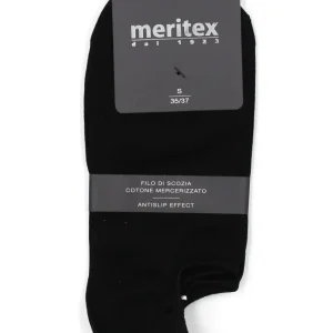 Confezione da 6 paia minicalza uomo donna Meritex silicone in filo di scozia 680 Invisibile