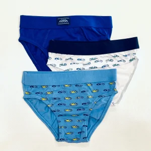 Confezione da 6 slip bambino in cotone bielastico Alvada U4004