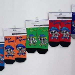 Confezioni da 6 paia di calze antiscivolo bambino Pezzini Kid's in caldo cotone BBS-PAI211701