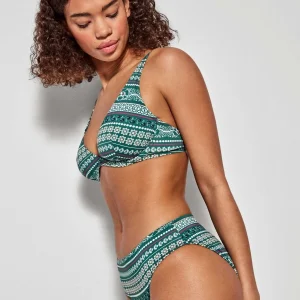 Costume da bagno donna bikini coppa C con ferretto e slip midi Gisela 2/30122