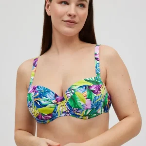 Costume da bagno donna bikini coppa D con ferretto e slip Ysabel Mora 83021