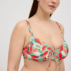 Costume da bagno donna bikini coppa D con ferretto e slip Ysabel Mora 83154