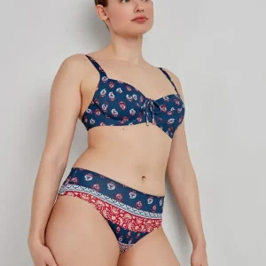 Costume da bagno donna bikini coppa D e slip alto Gisela 30223