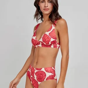 Costume da bagno donna bikini high tech senza ferretto e slip vita alta Gisela 30178