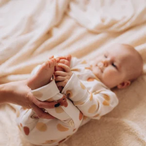 Tutina pois/coniglietto cotone BIO