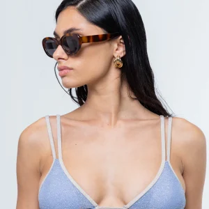 Elettra Top Bikini Celeste