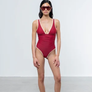 Fara Costume intero Bordeaux