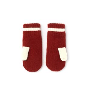 Guanti bicolore ruggine