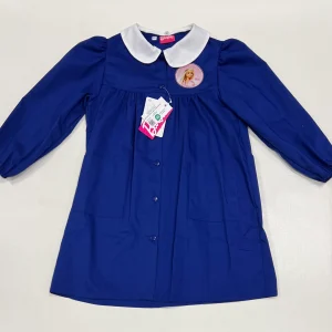 Grembiule scuola elementare Blu bambina Disney ricamo Barbie Made in Italy G201