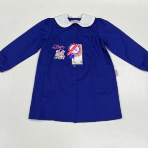 Grembiule scuola elementare bambina Ambrosino Made in Italy ricamo Pattini Life O108