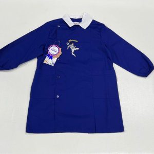 Grembiule scuola elementare bambino Ambrosino Made in Italy ricamo Calcio Fenomeno O206