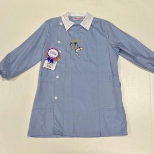 Grembiule scuola elementare bambino Ambrosino Made in Italy ricamo Calcio O206