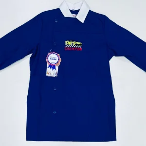 Grembiule scuola elementare bambino Ambrosino Made in Italy ricamo Champion R204