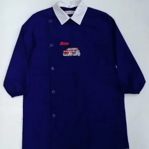 Grembiule scuola elementare bambino Ambrosino Made in Italy ricamo Rally World N205