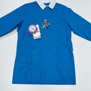 Grembiule scuola elementare bambino Ambrosino Made in Italy ricamo Skate R205