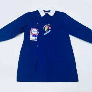 Grembiule scuola elementare bambino Ambrosino Made in Italy ricamo Snowboard Q206