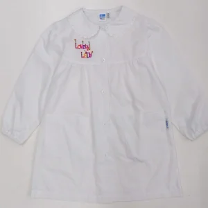 Grembiule scuola elementare bianco bambina Siggi Made in Italy Lovely 3767